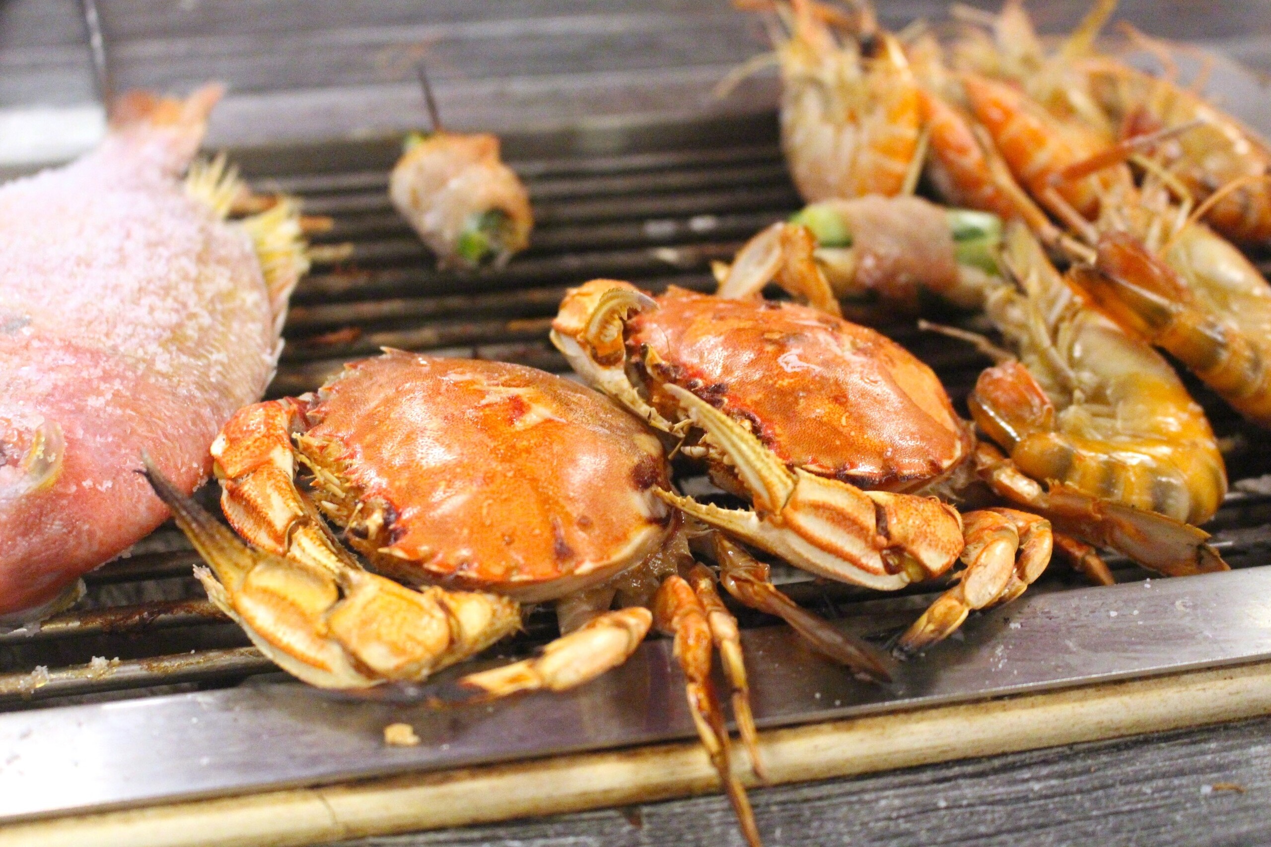 【桃園 海寶城】新增現撈仔「水道泰國蝦」無限吃到飽.海鮮碳烤火烤兩吃讓你吃到翻過去