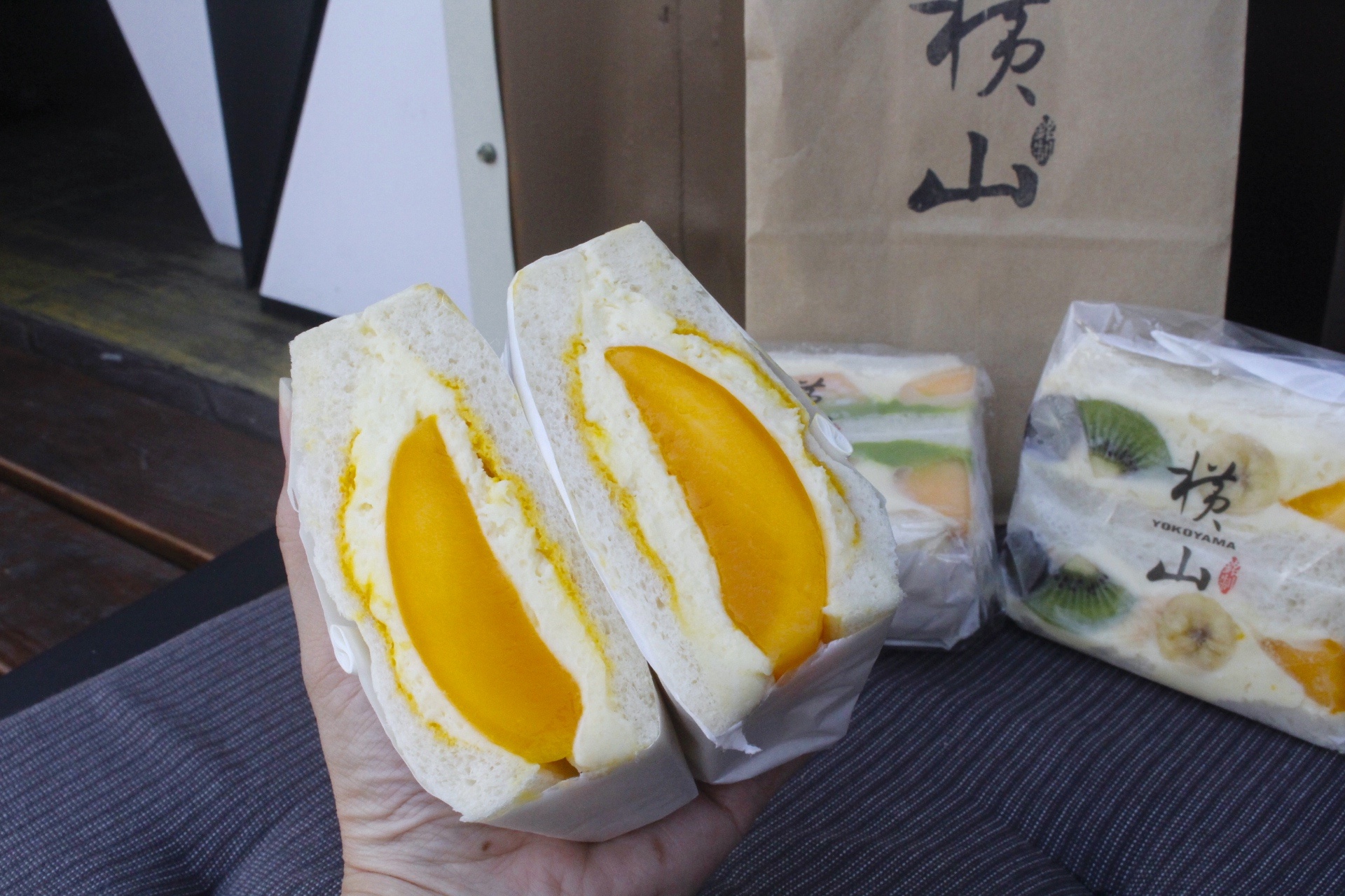 橫山銘製三明治,水果三明治