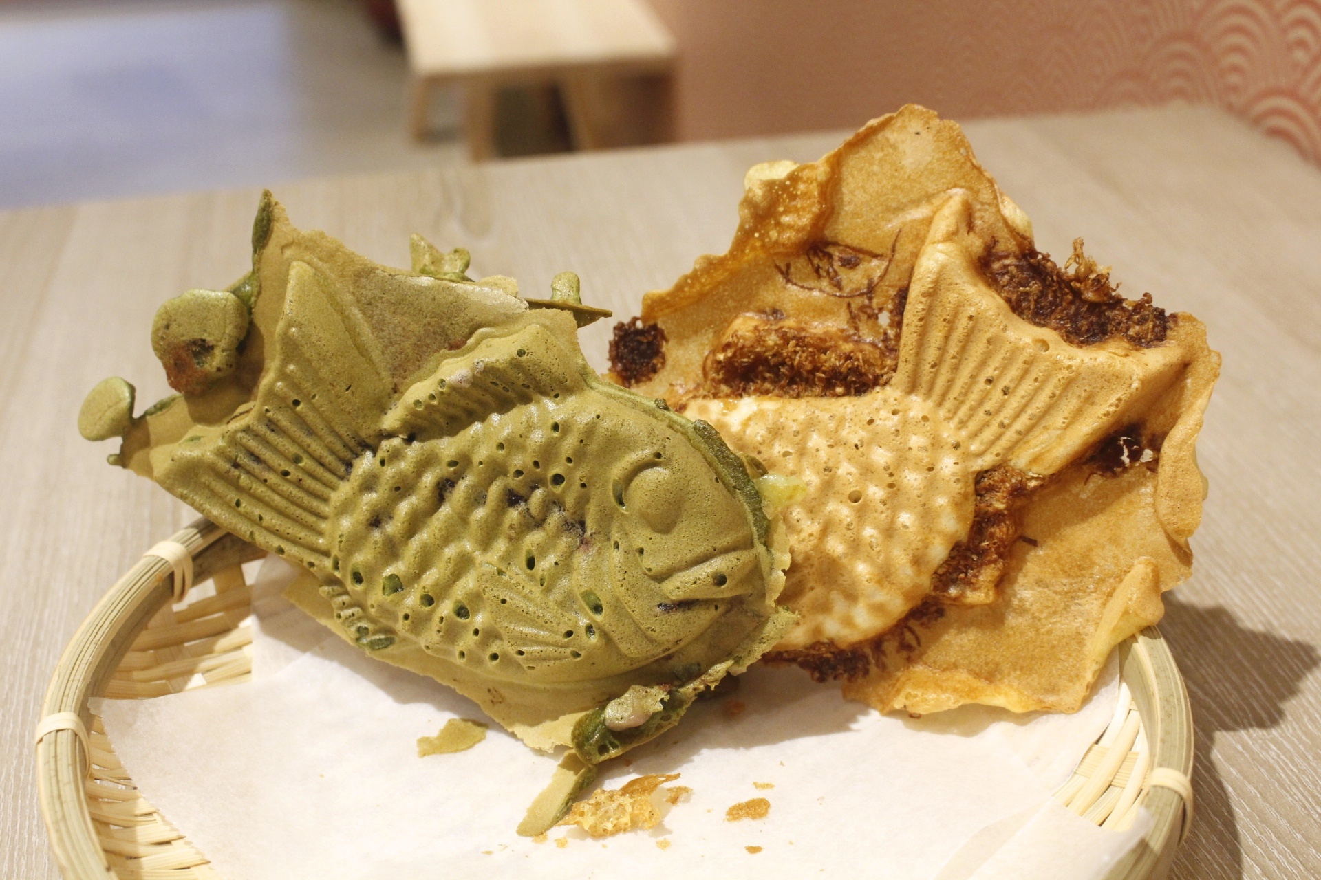 【食 たいやき工房】鯛魚燒工房台灣店。北海道知名甜點.外皮超浮誇好酥脆、用料又實在！