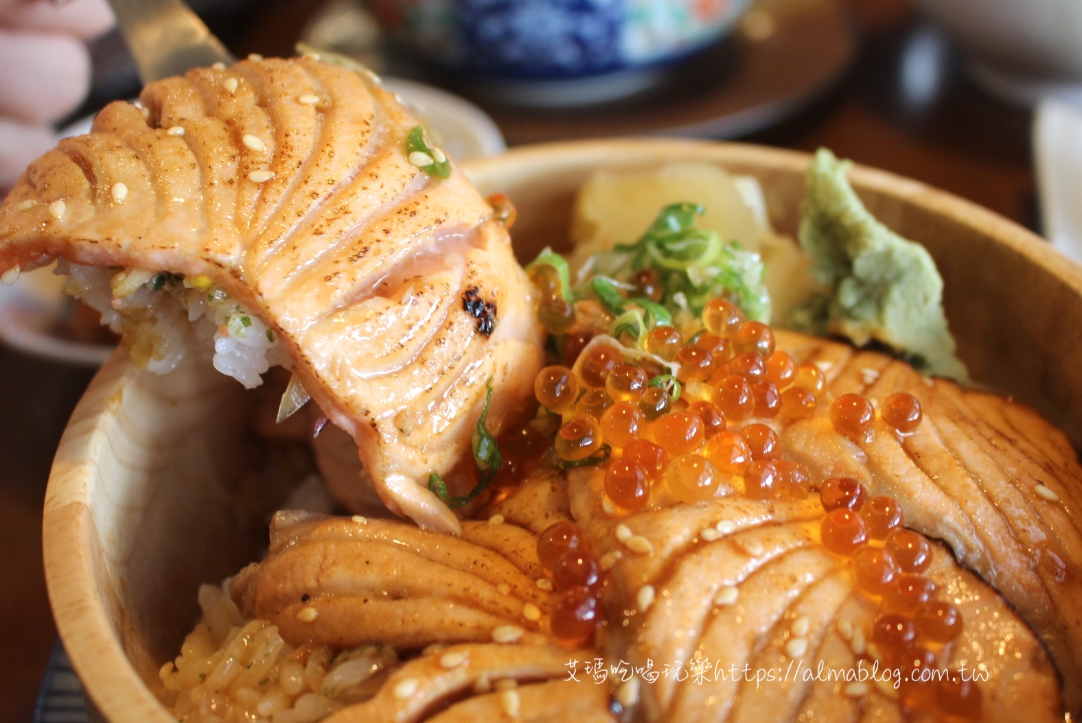 一將壽司炙燒鮭魚